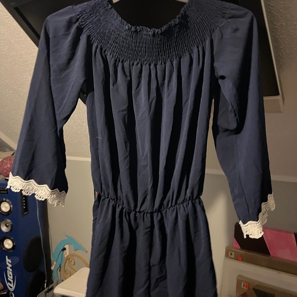 Navy romper - Picture 1 of 2